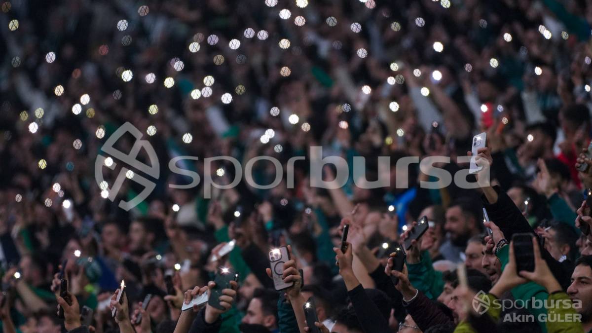 BURSASPOR - ANKARA DEMİRSPOR MAÇ FOTOĞRAFLARI