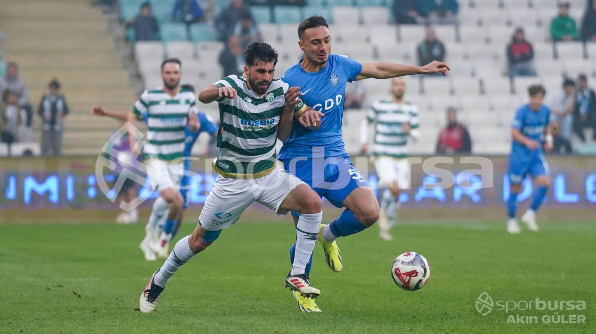 BURSASPOR - ANKARA DEMİRSPOR MAÇ FOTOĞRAFLARI