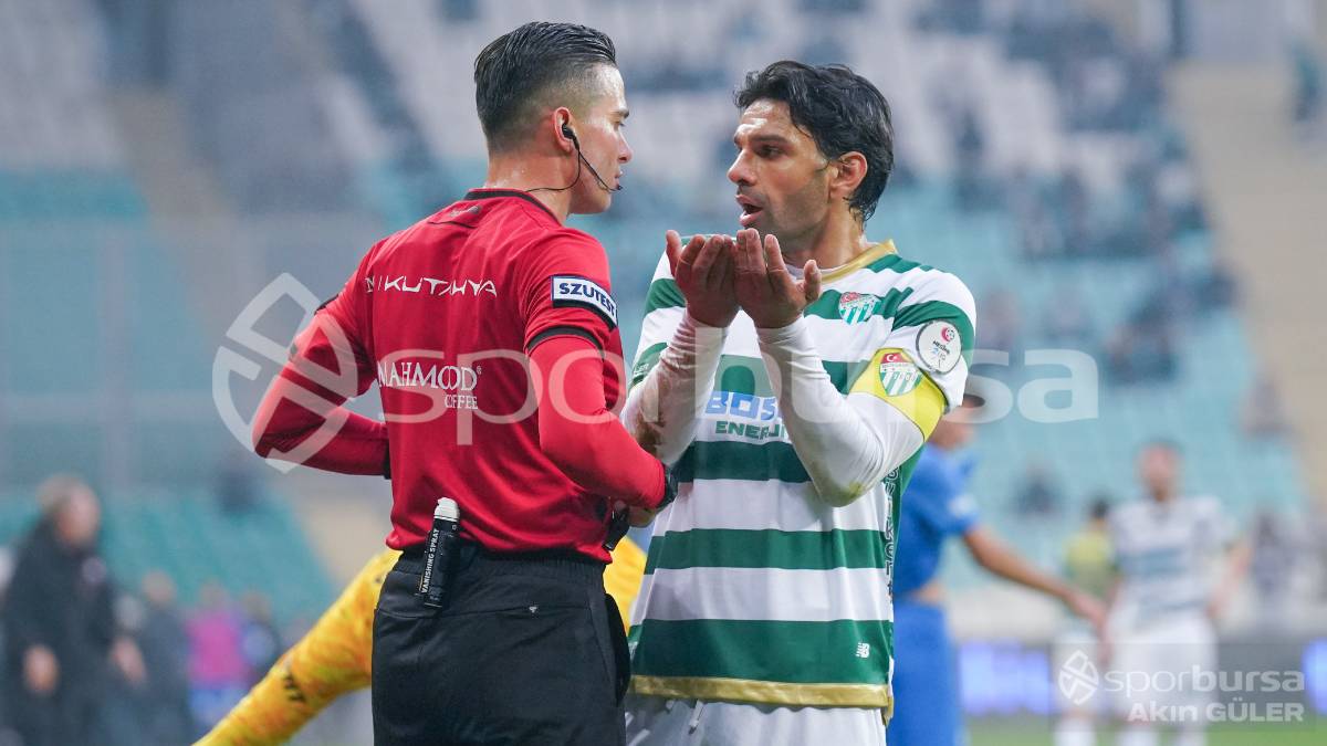 BURSASPOR - ANKARA DEMİRSPOR MAÇ FOTOĞRAFLARI