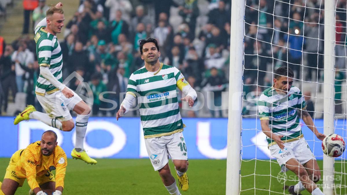 BURSASPOR - ANKARA DEMİRSPOR MAÇ FOTOĞRAFLARI