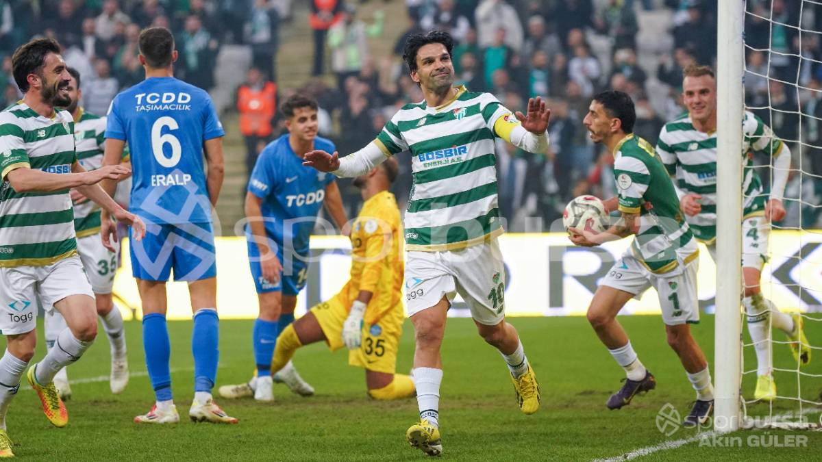 BURSASPOR - ANKARA DEMİRSPOR MAÇ FOTOĞRAFLARI