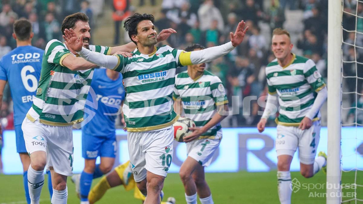 BURSASPOR - ANKARA DEMİRSPOR MAÇ FOTOĞRAFLARI