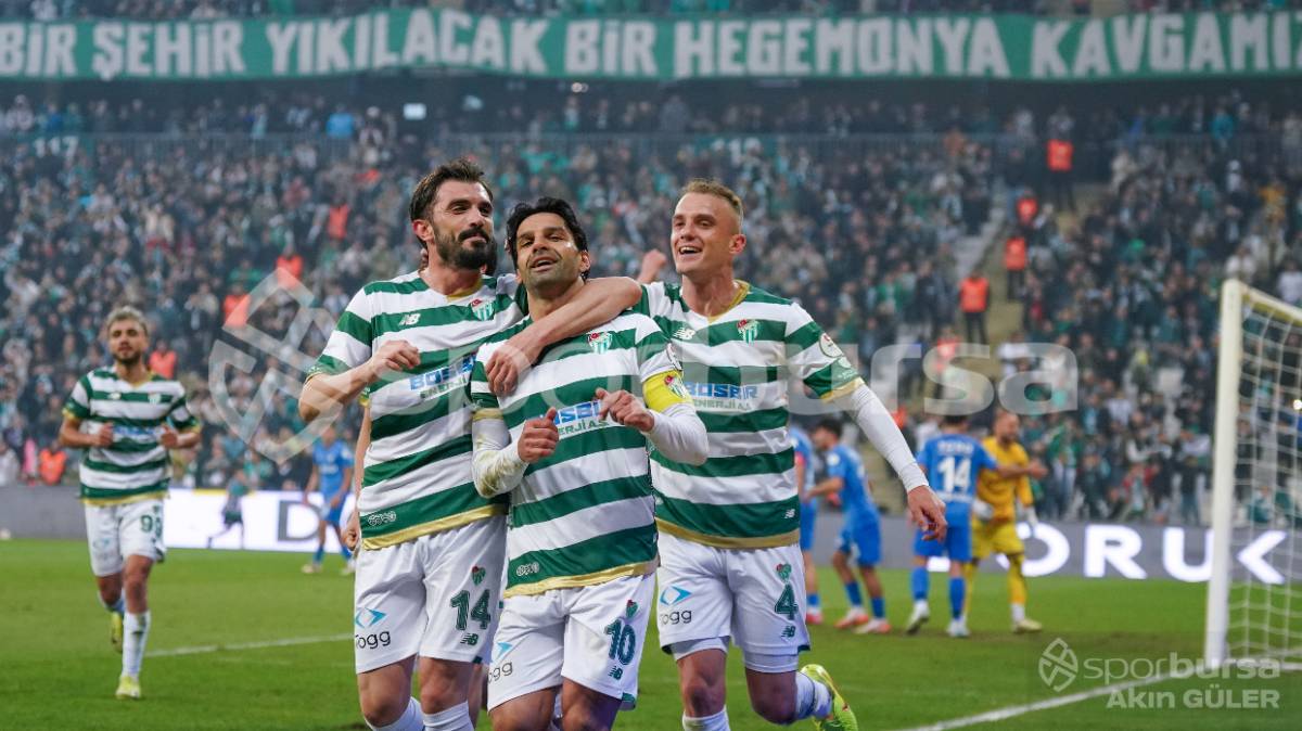 BURSASPOR - ANKARA DEMİRSPOR MAÇ FOTOĞRAFLARI