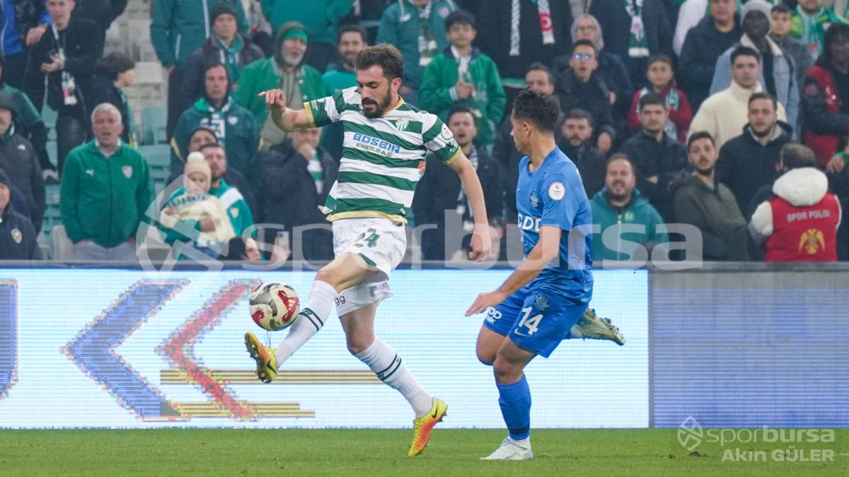 BURSASPOR - ANKARA DEMİRSPOR MAÇ FOTOĞRAFLARI