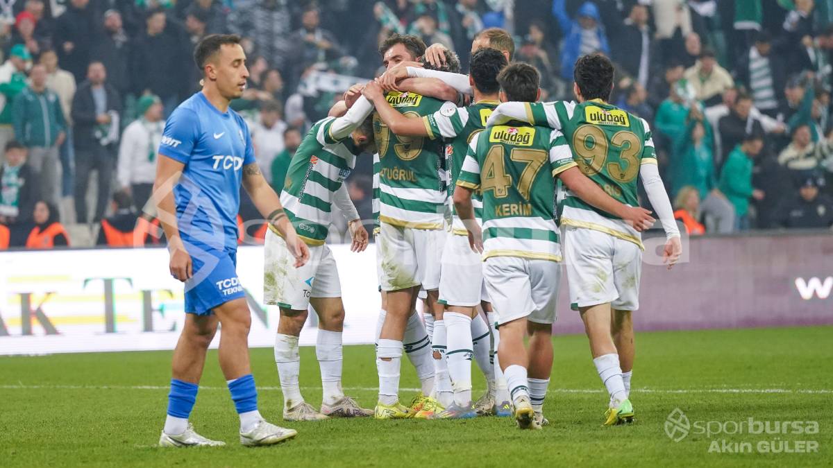 BURSASPOR - ANKARA DEMİRSPOR MAÇ FOTOĞRAFLARI