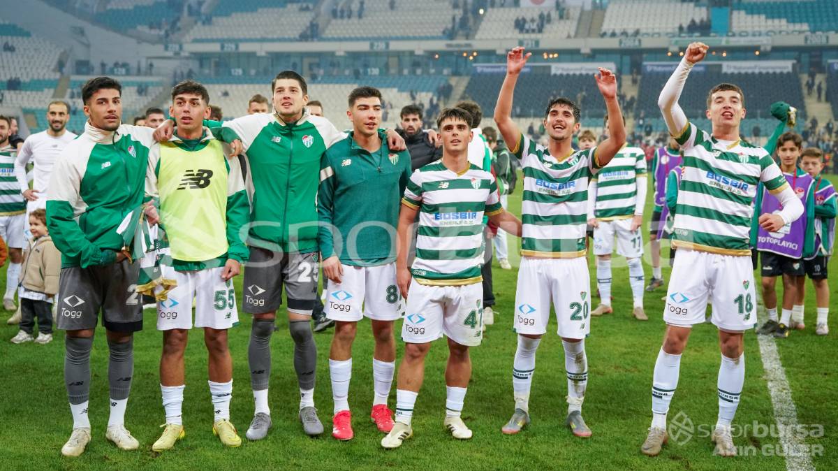 BURSASPOR - ANKARA DEMİRSPOR MAÇ FOTOĞRAFLARI