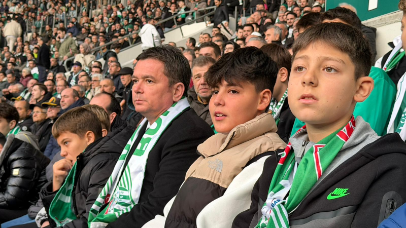 Bursaspor sevgisi çocukların kalplerine işlendi