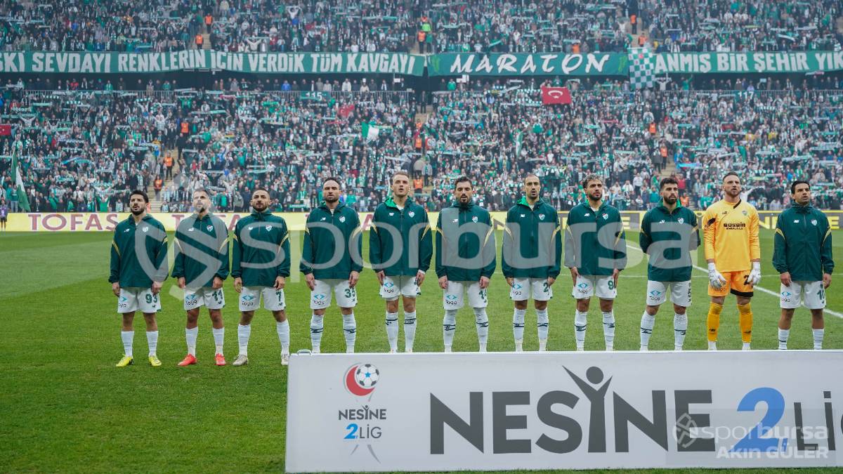 BURSASPOR - ALİAĞA FK MAÇ FOTOĞRAFLARI