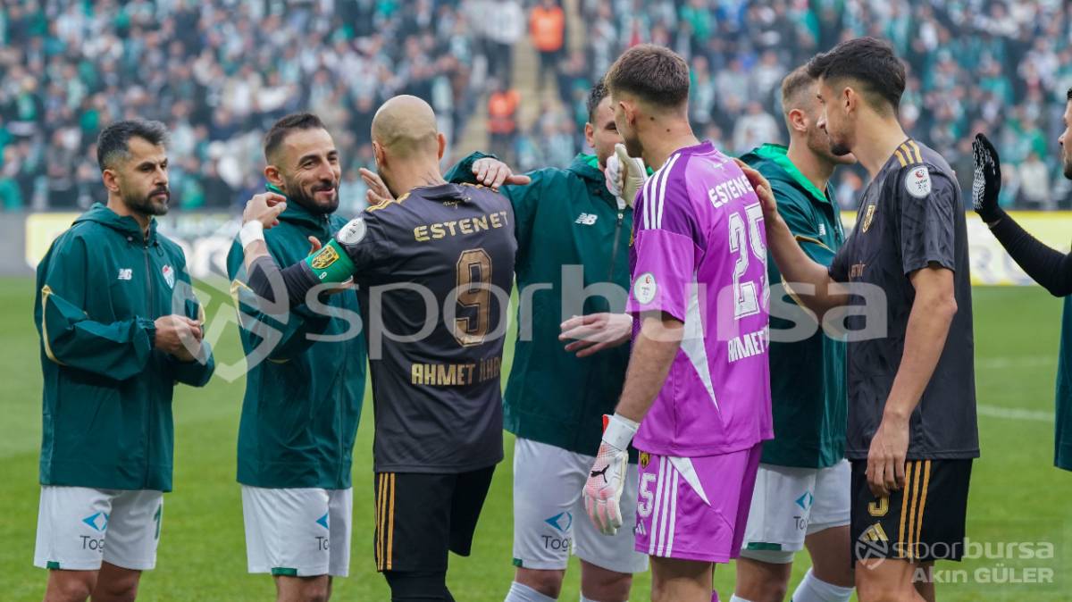 BURSASPOR - ALİAĞA FK MAÇ FOTOĞRAFLARI