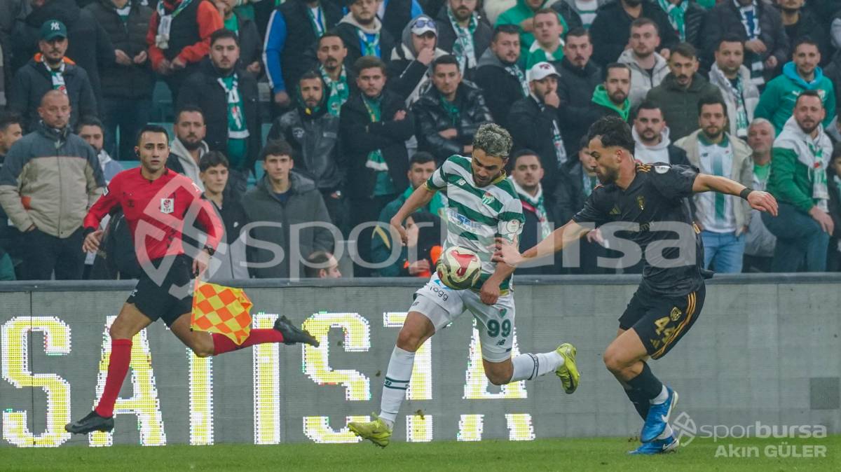 BURSASPOR - ALİAĞA FK MAÇ FOTOĞRAFLARI