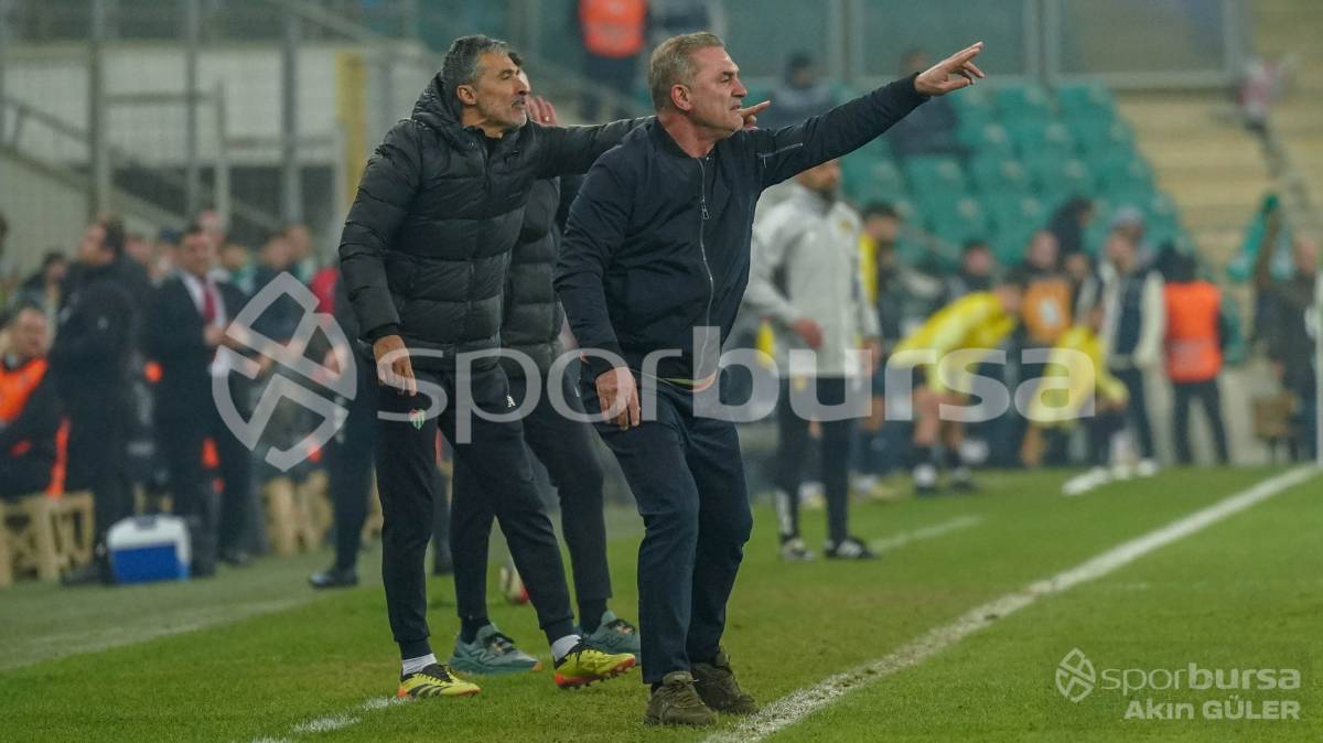 BURSASPOR - ALİAĞA FK MAÇ FOTOĞRAFLARI