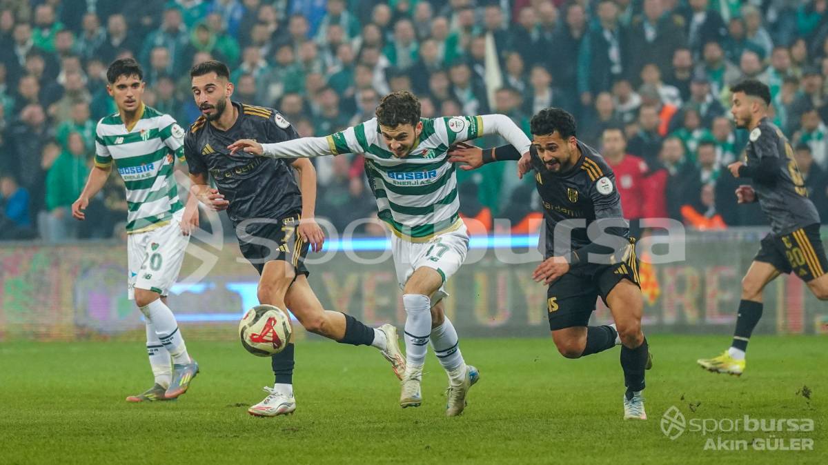 BURSASPOR - ALİAĞA FK MAÇ FOTOĞRAFLARI