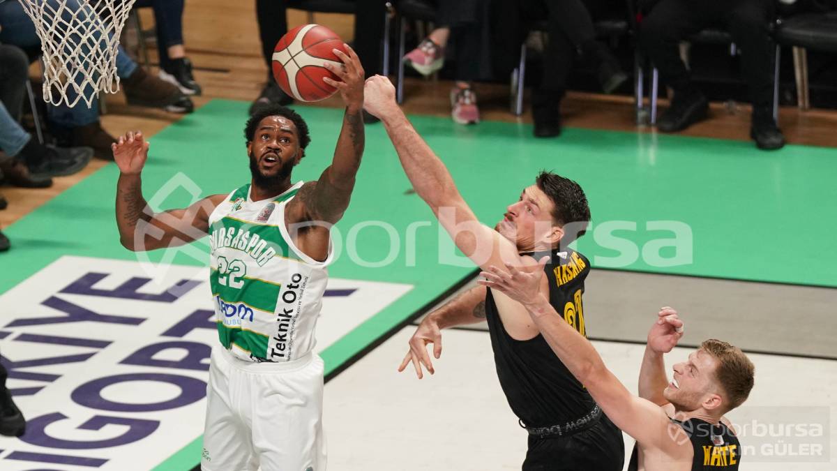 BURSASPOR BASKETBOL - MERSİNSPOR MAÇ FOTOĞRAFLARI
