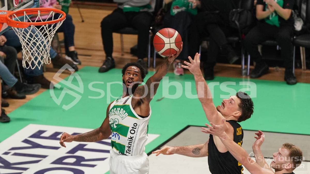 BURSASPOR BASKETBOL - MERSİNSPOR MAÇ FOTOĞRAFLARI