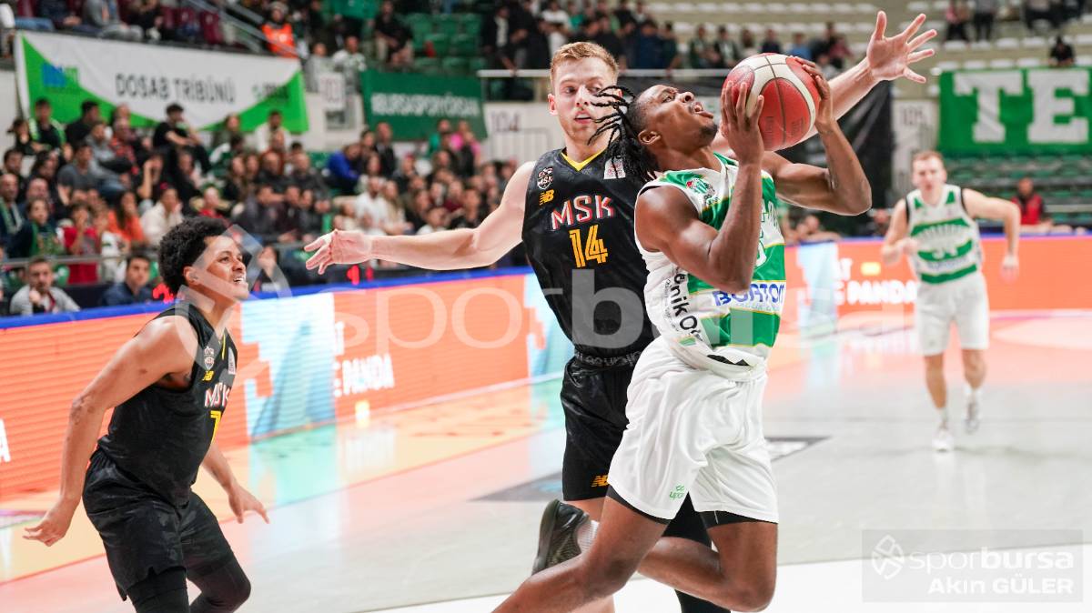 BURSASPOR BASKETBOL - MERSİNSPOR MAÇ FOTOĞRAFLARI