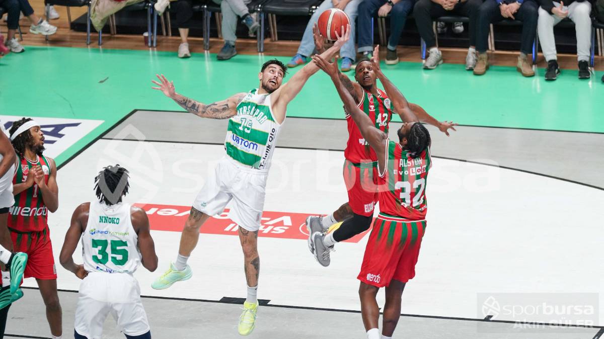 BURSASPOR - KARŞIYAKA BASKETBOL MAÇI FOTOĞRAFLARI
