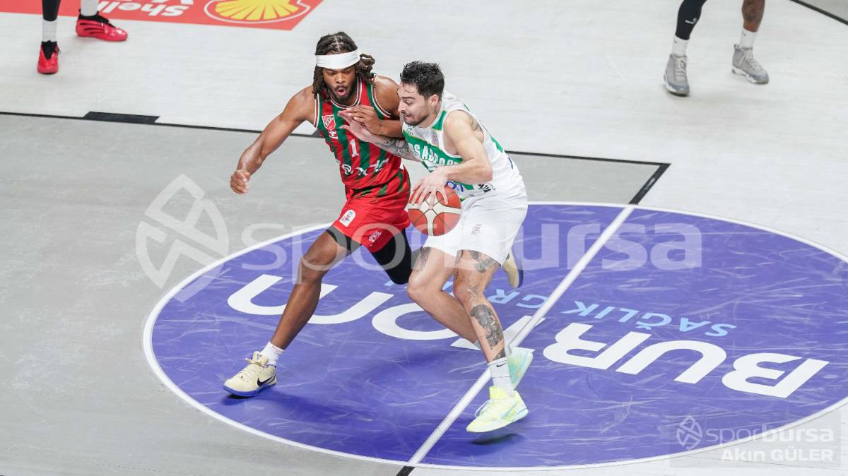 BURSASPOR - KARŞIYAKA BASKETBOL MAÇI FOTOĞRAFLARI