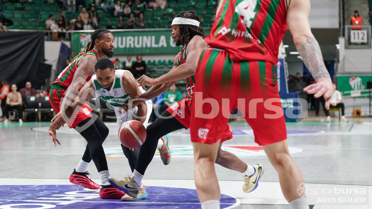 BURSASPOR - KARŞIYAKA BASKETBOL MAÇI FOTOĞRAFLARI