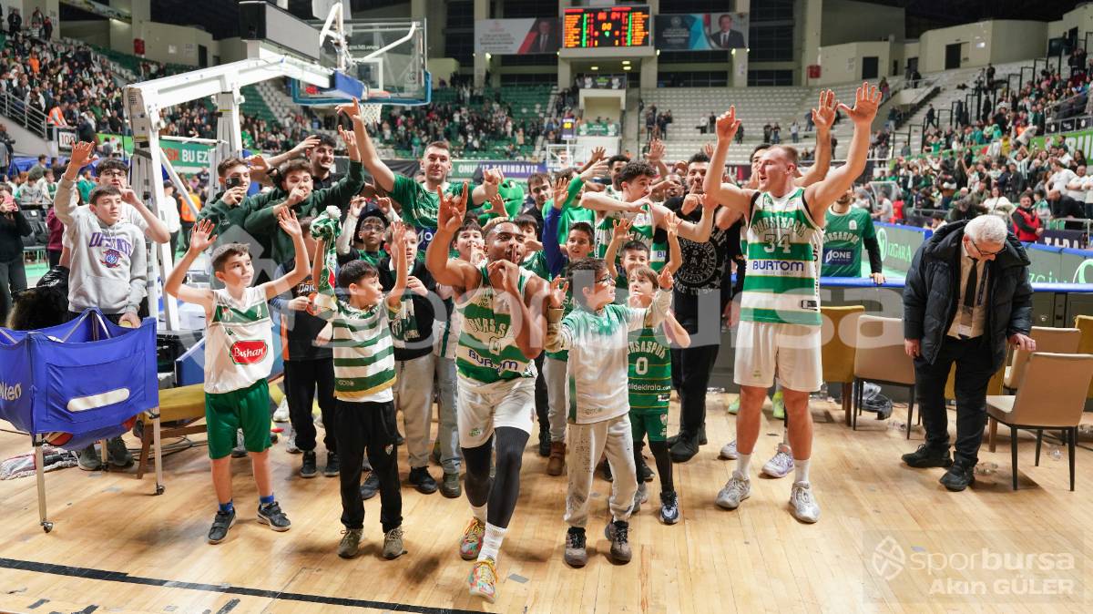 BURSASPOR - KARŞIYAKA BASKETBOL MAÇI FOTOĞRAFLARI