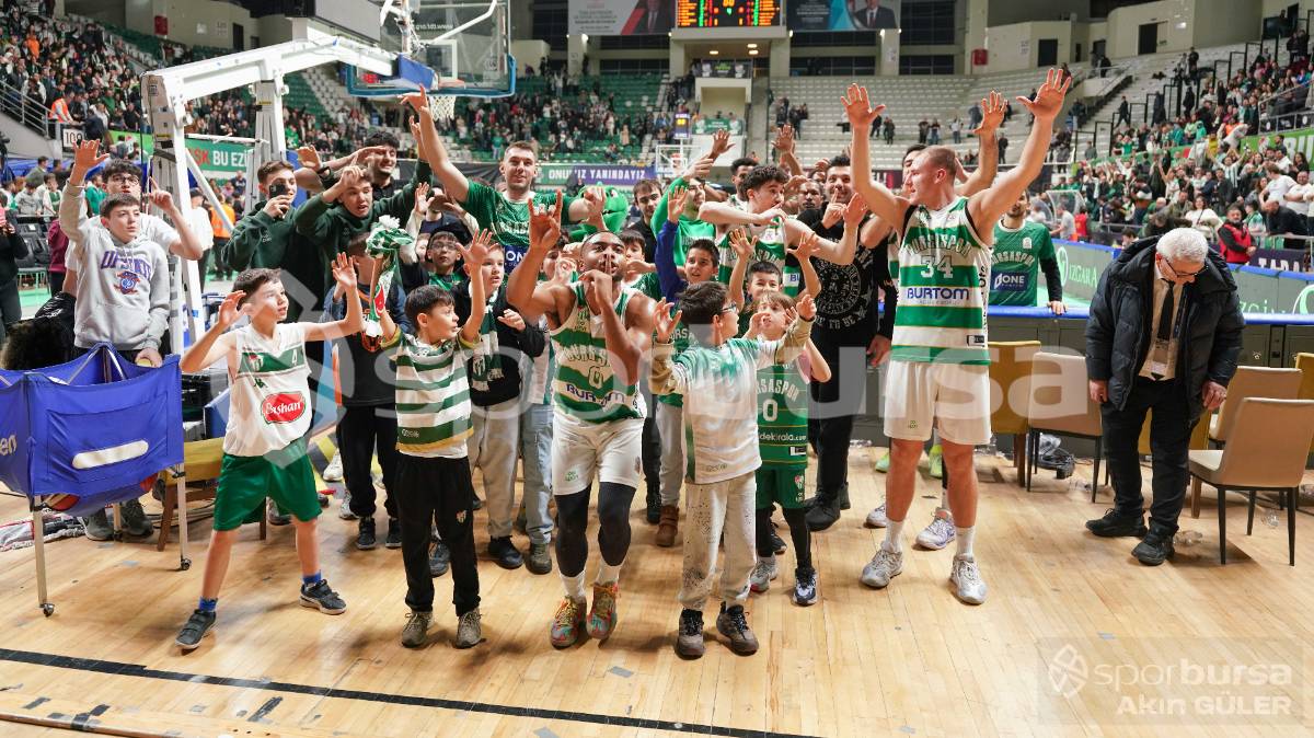 BURSASPOR - KARŞIYAKA BASKETBOL MAÇI FOTOĞRAFLARI