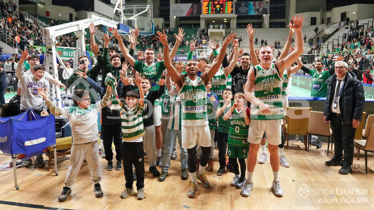 BURSASPOR - KARŞIYAKA BASKETBOL MAÇI FOTOĞRAFLARI