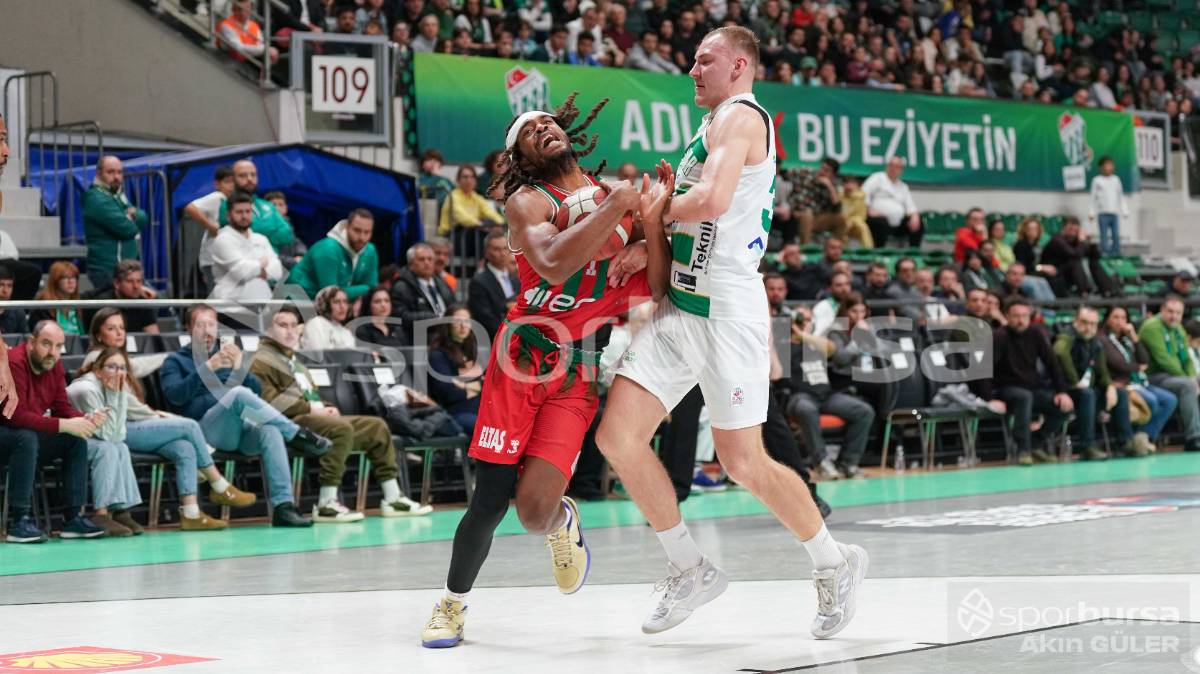 BURSASPOR - KARŞIYAKA BASKETBOL MAÇI FOTOĞRAFLARI