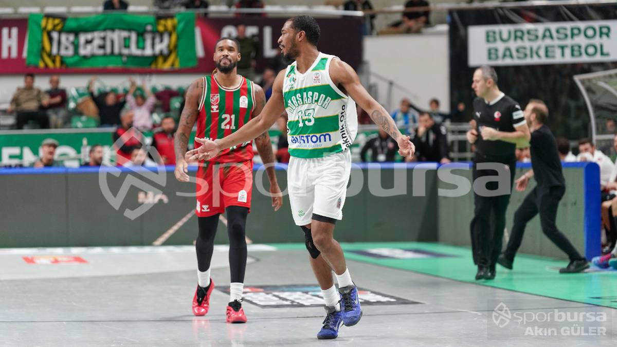 BURSASPOR - KARŞIYAKA BASKETBOL MAÇI FOTOĞRAFLARI