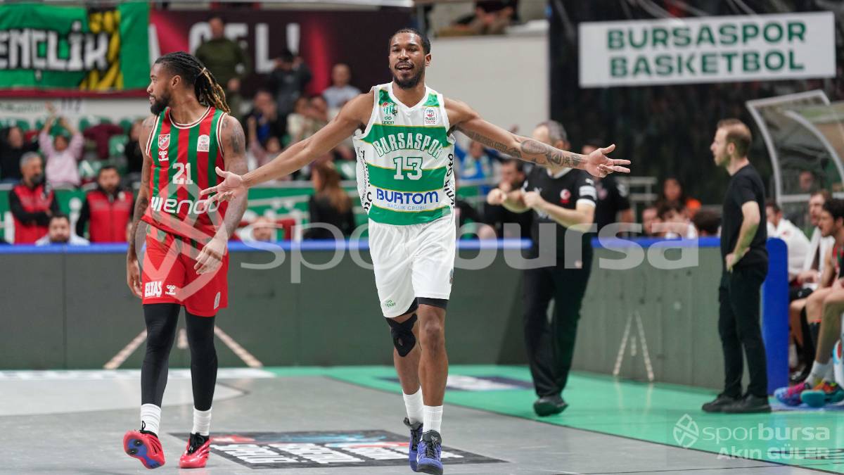 BURSASPOR - KARŞIYAKA BASKETBOL MAÇI FOTOĞRAFLARI