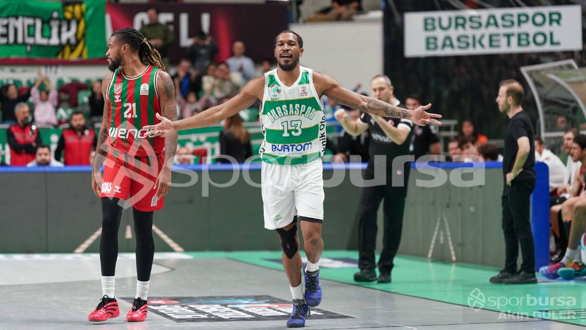 BURSASPOR - KARŞIYAKA BASKETBOL MAÇI FOTOĞRAFLARI