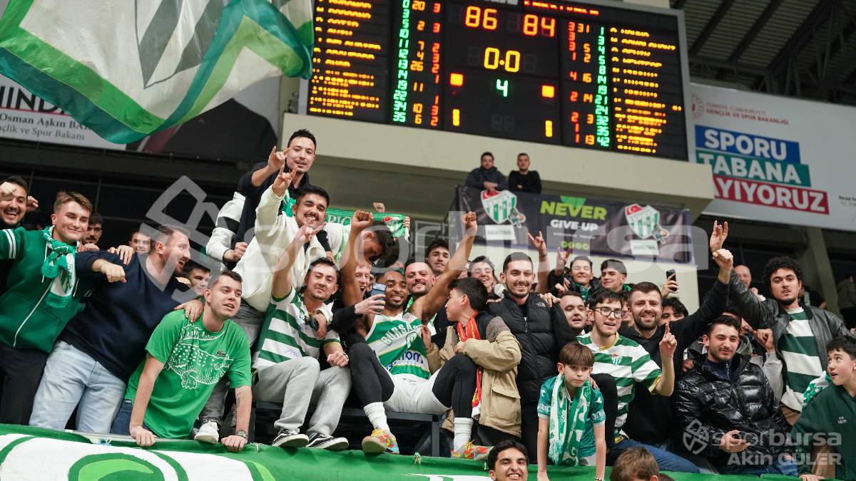 BURSASPOR - KARŞIYAKA BASKETBOL MAÇI FOTOĞRAFLARI