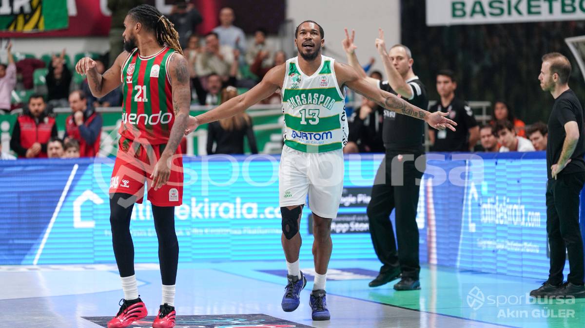 BURSASPOR - KARŞIYAKA BASKETBOL MAÇI FOTOĞRAFLARI