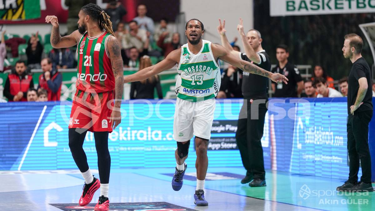 BURSASPOR - KARŞIYAKA BASKETBOL MAÇI FOTOĞRAFLARI