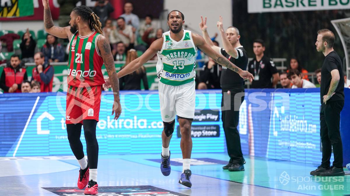 BURSASPOR - KARŞIYAKA BASKETBOL MAÇI FOTOĞRAFLARI