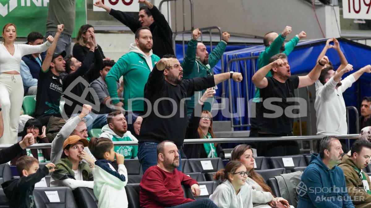 BURSASPOR - KARŞIYAKA BASKETBOL MAÇI FOTOĞRAFLARI