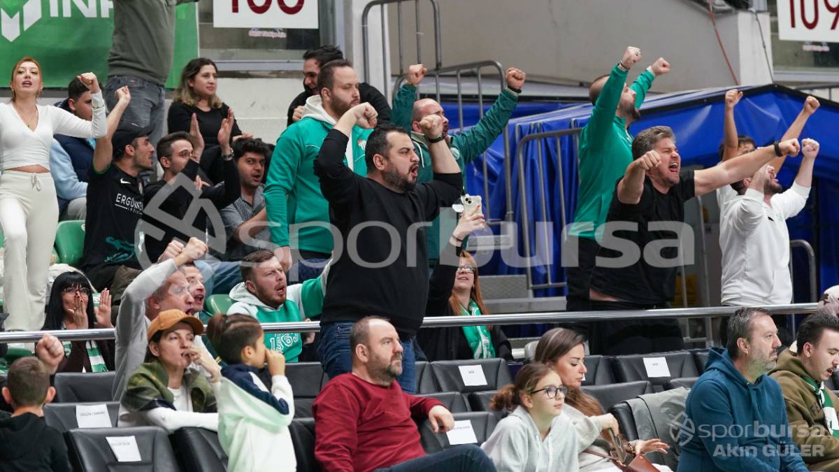 BURSASPOR - KARŞIYAKA BASKETBOL MAÇI FOTOĞRAFLARI