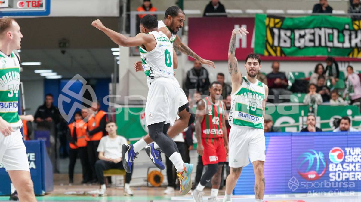 BURSASPOR - KARŞIYAKA BASKETBOL MAÇI FOTOĞRAFLARI