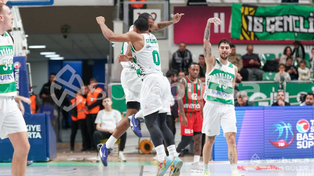 BURSASPOR - KARŞIYAKA BASKETBOL MAÇI FOTOĞRAFLARI