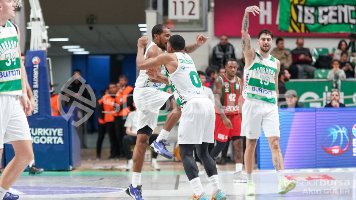 BURSASPOR - KARŞIYAKA BASKETBOL MAÇI FOTOĞRAFLARI