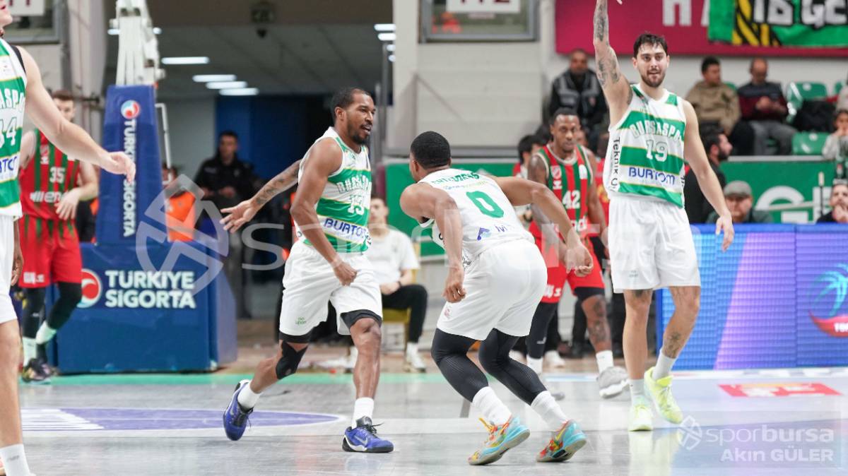 BURSASPOR - KARŞIYAKA BASKETBOL MAÇI FOTOĞRAFLARI