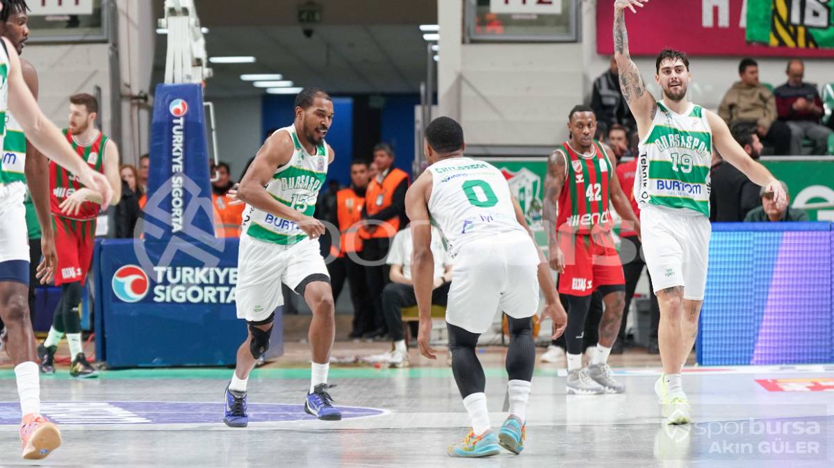BURSASPOR - KARŞIYAKA BASKETBOL MAÇI FOTOĞRAFLARI