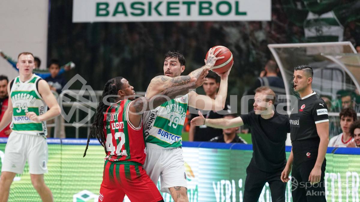BURSASPOR - KARŞIYAKA BASKETBOL MAÇI FOTOĞRAFLARI