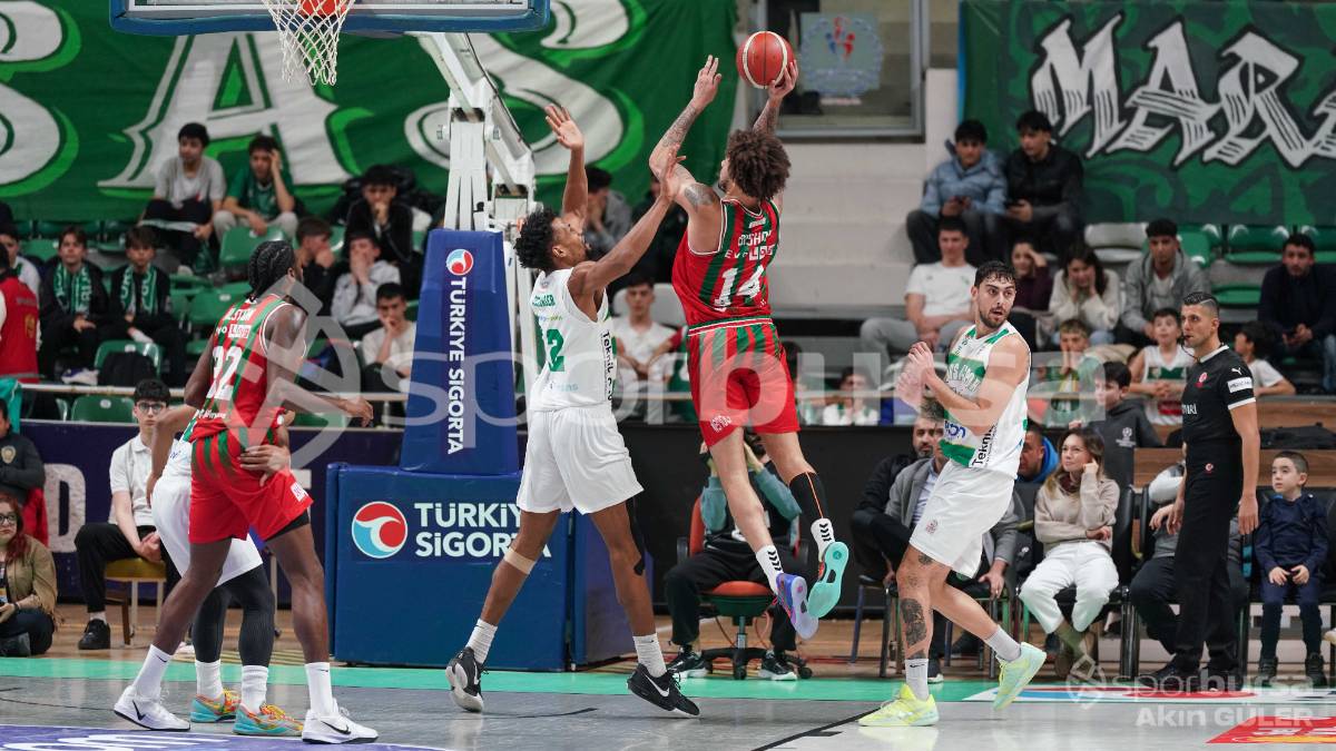 BURSASPOR - KARŞIYAKA BASKETBOL MAÇI FOTOĞRAFLARI