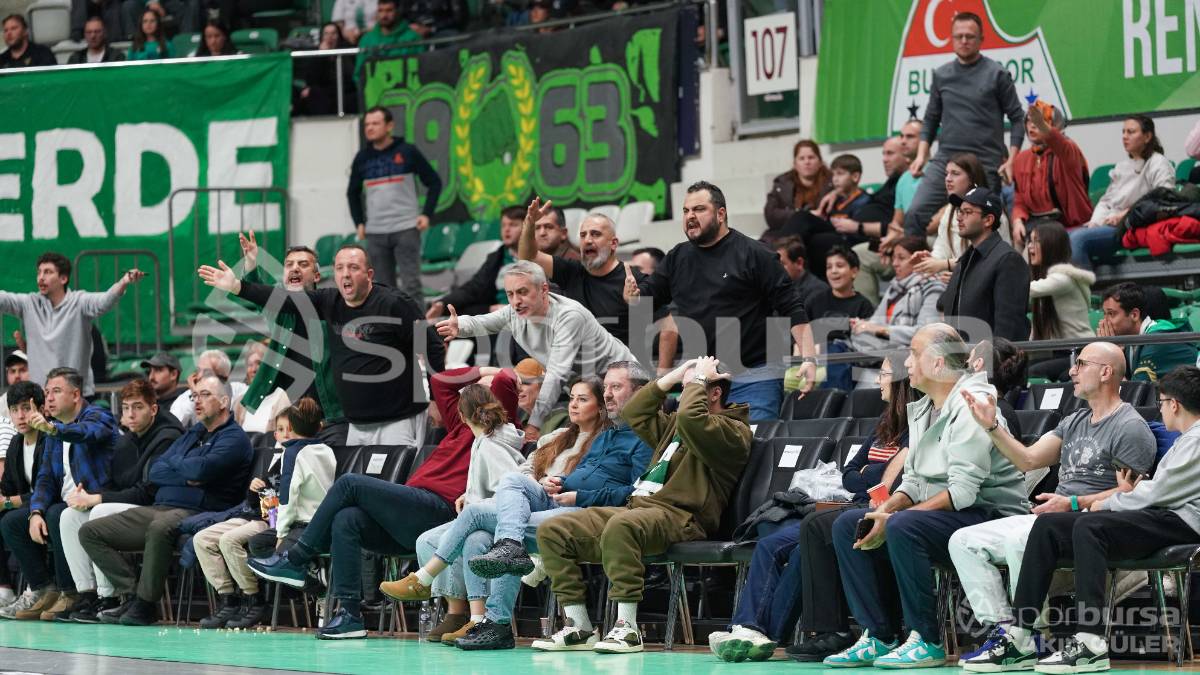 BURSASPOR - KARŞIYAKA BASKETBOL MAÇI FOTOĞRAFLARI