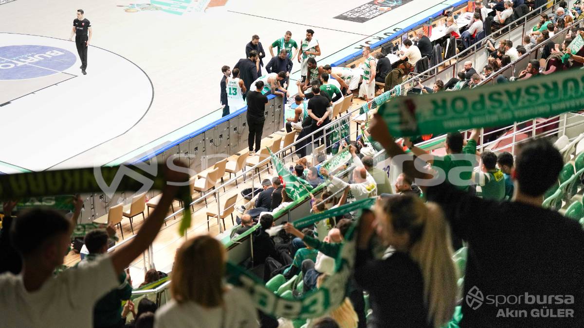 BURSASPOR - KARŞIYAKA BASKETBOL MAÇI FOTOĞRAFLARI