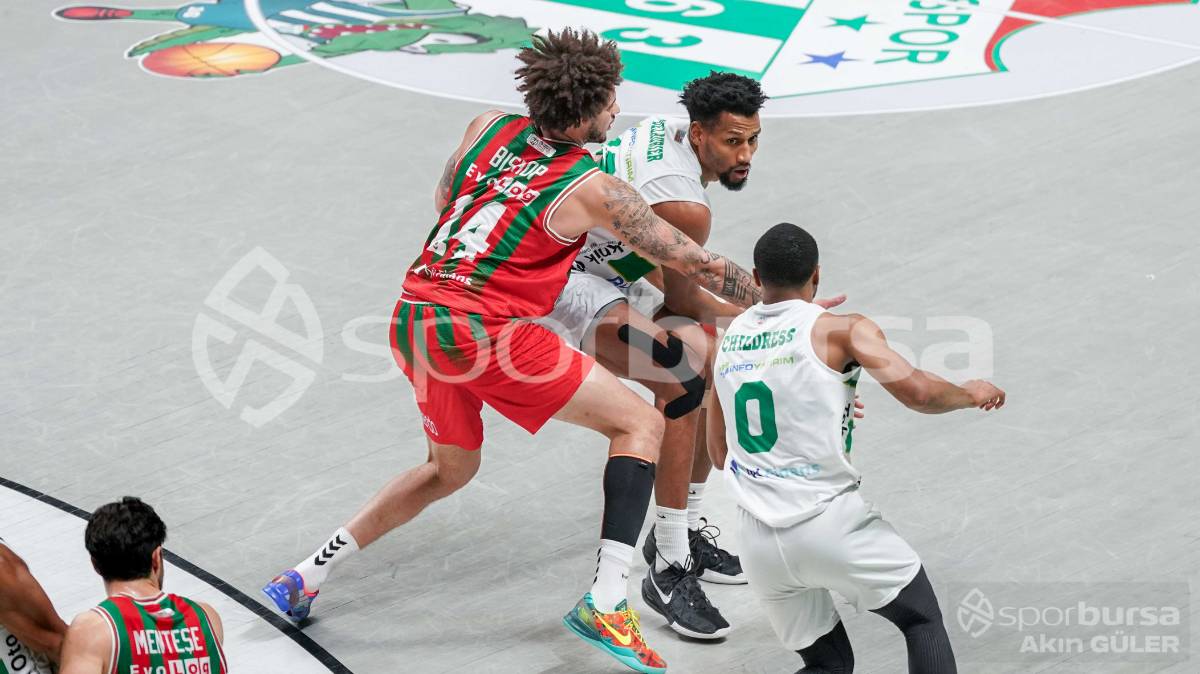 BURSASPOR - KARŞIYAKA BASKETBOL MAÇI FOTOĞRAFLARI