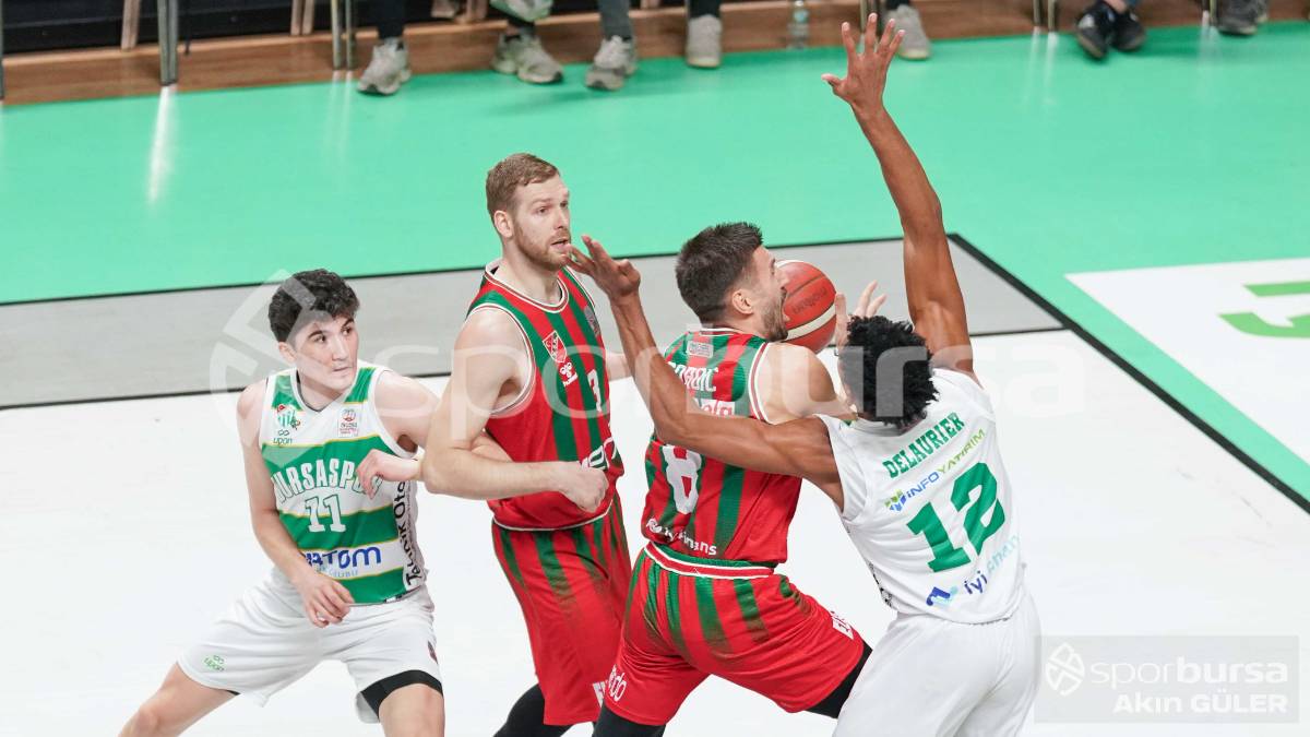 BURSASPOR - KARŞIYAKA BASKETBOL MAÇI FOTOĞRAFLARI
