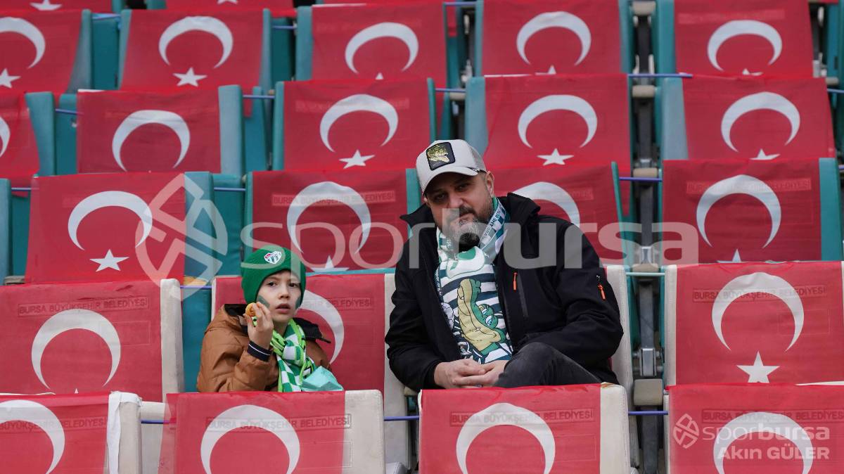 BURSASPOR - YENİ MERSİN İDMAN YURDU MAÇI FOTOĞRAFLARI