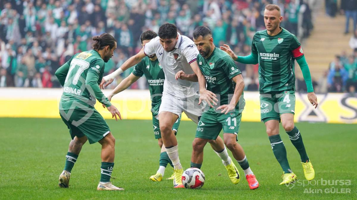 BURSASPOR - YENİ MERSİN İDMAN YURDU MAÇI FOTOĞRAFLARI