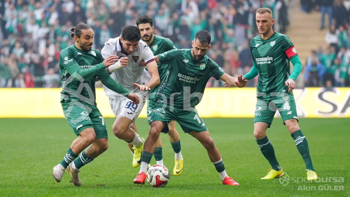 BURSASPOR - YENİ MERSİN İDMAN YURDU MAÇI FOTOĞRAFLARI