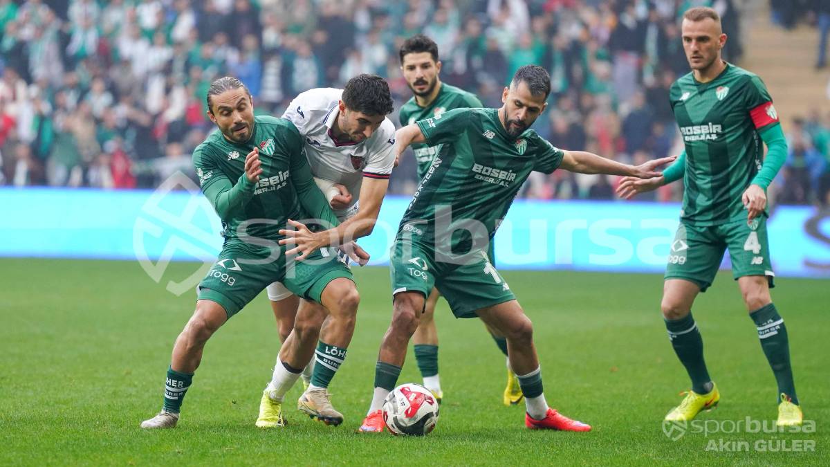 BURSASPOR - YENİ MERSİN İDMAN YURDU MAÇI FOTOĞRAFLARI